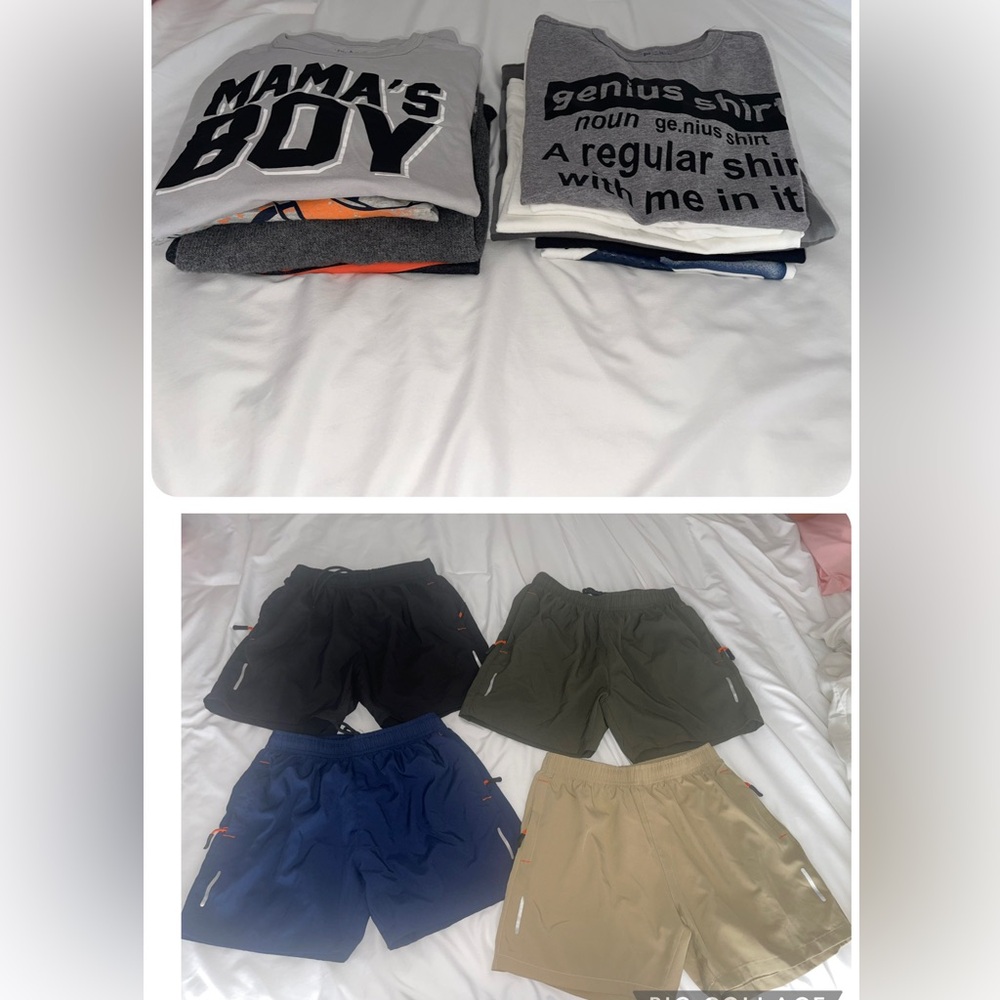 Bundle of boys clothes